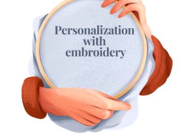 Personalization with embroidery