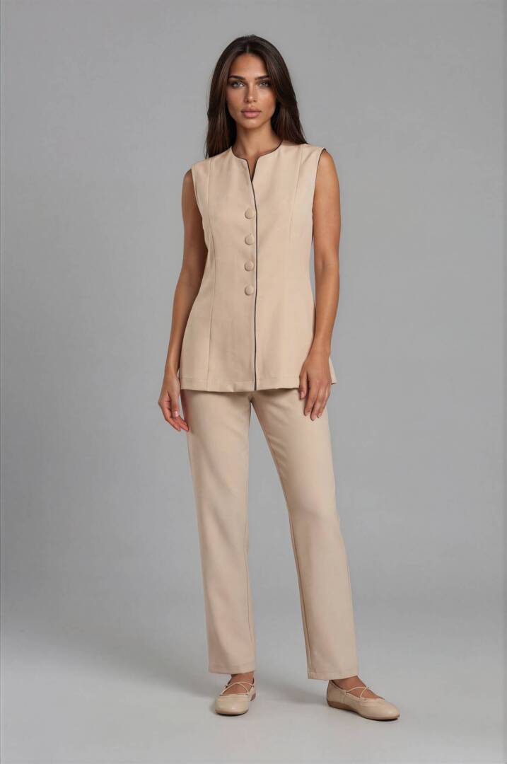 wellness apparel mocha detail uniform