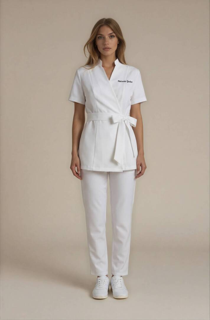 luxury spa set uniform aesthetic clinic uniform