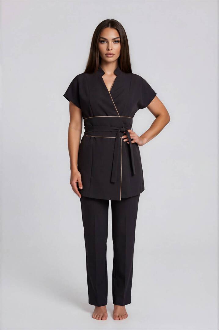 Aesthetic Clinic Uniform Premium spa uniform designed for aesthetic clinics and dermatology professionals.